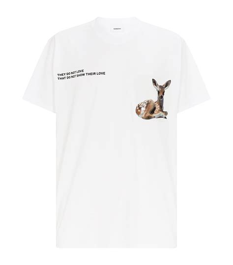 burberry deer t shirt|burberry t shirts men's sale.